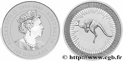 PLATINE AUSTRALIE - 1 Oz