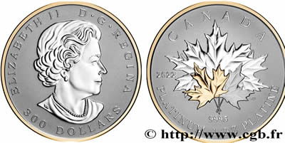 PLATINE CANADA - 1 Oz