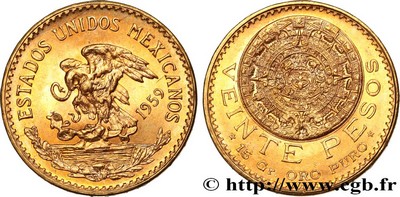 20 PESOS MEXIQUE