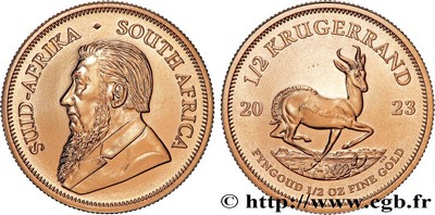 KRUGERRAND - 1/2 Oz