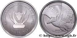 ARGENT – CONGO - 1000 FRANCS - 1 Oz - 31,1 GR ARGENT FIN