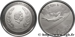 ARGENT – ST CHRISTOPHE ET NIEVES - 2 $ - 1 Oz - 31,10 GR ARGENT FIN