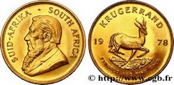 OR – AFRIQUE DU SUD - KRUGERRAND 1 Oz - 31,1 GR OR FIN