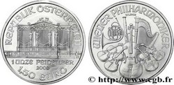 ARGENT – AUTRICHE – 1.5 EURO PHILHARMONIQUE 1 Oz - 31,1 GR ARGENT FIN